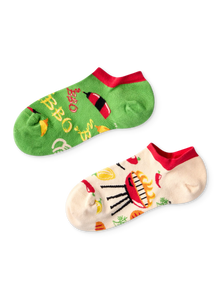 Lustige Sneakersocken Grillsaison