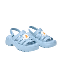 Puderblaue Eva Fisherman Sandalen für Damen