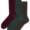 3er-Pack Socken aus recycelter Baumwolle Gentleman