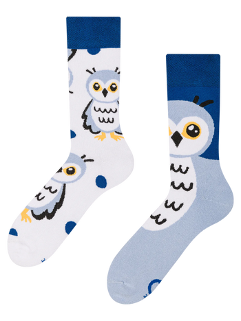 Lustige warme Socken Schneeeule