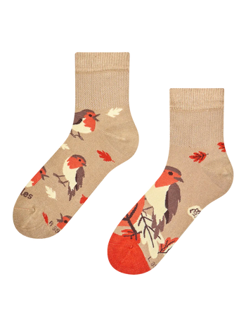 Antistress-Crewsocken Herbstvögel