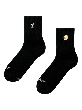 Gerippte Mid-Calf-Socken Extra Dry