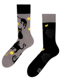 Lustige Socken Katzenaugen
