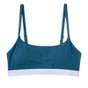Tief blaugrüne Modal-Damenbralette