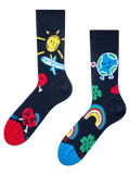 Hohe Socken Liebe auf der ganzen Welt