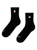 Gerippte Mid-Calf-Socken Movie Night