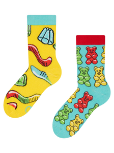 Lustige Kindersocken Gummibären