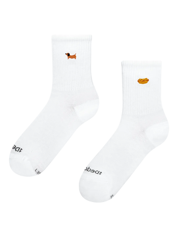 Gerippte Mid-Calf-Socken Same but Different