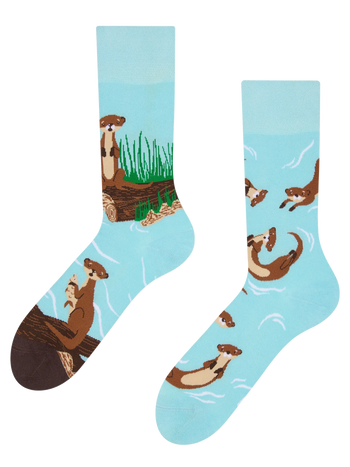 Lustige Socken Otter