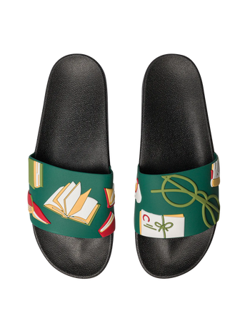 Lustige Pantoletten Buchliebhaber