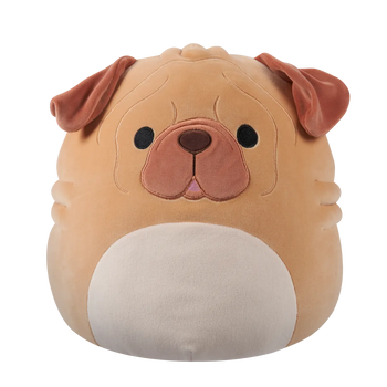 Squishmallows Morton der braune Shar Pei, 30 cm