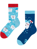 Lustige Kindersocken Zähne putzen
