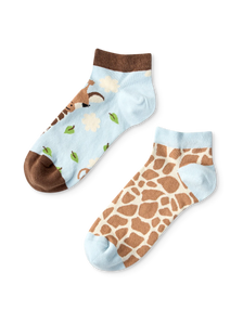 Lustige Knöchelsocken Niedliche Giraffe