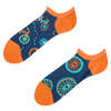 Lustige Sneakersocken Oranges Fahrrad