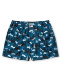 Lustige Shorts für Männer Wolf und Mond