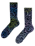 Gerippte Socken Städtische Kritzeleien