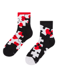 Lustige Crewsocken Herz-Puzzle
