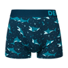 Gekürzte Boxershorts für Männer Blauer Hai