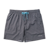 Lustige Badeshorts für Männer Graue Geometrie
