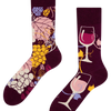 Lustige Socken Rotwein