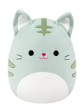 Squishmallows Chase die hellgrüne getigerte Katze, 35 cm
