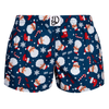 Lustige Damenshorts Weihnachtsmann