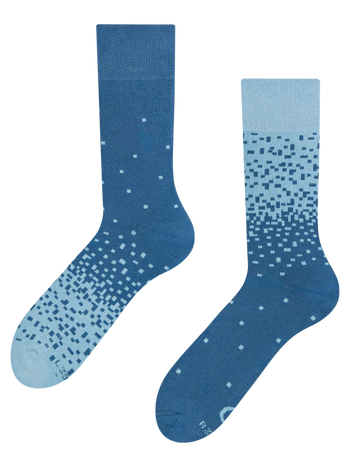 Warme Socken Ice Blue