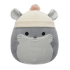 Squishmallows Camilo das graue Chinchilla mit brauner Beanie, 20 cm