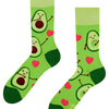 Lustige Socken Avocado-Liebe
