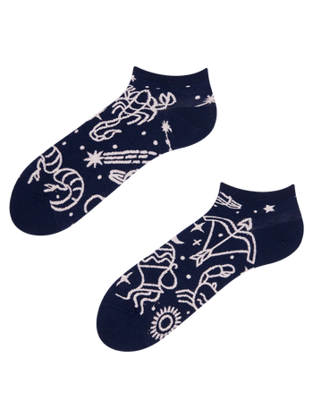 Lustige Knöchelsocken Horoskop