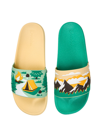 Lustige Pantoletten Berglager