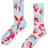 Gerippte Socken Funky Blumen