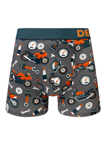 Lustige Boxershorts für Männer Motorradfahrer