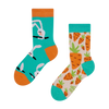 Lustige Kindersocken Kaninchen und Karotte