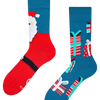 Lustige Socken Weihnachtsmann & Geschenke