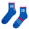 Gerippte Mid-Calf-Socken Französische Fußballlegende