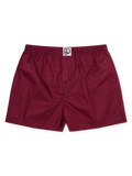 Blau-rot gemusterte Shorts für Männer