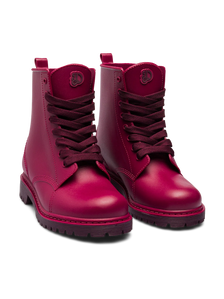 Burgunderrote Regenstiefel für Frauen