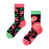 Lustige Kindersocken Flamingos