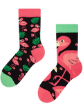 Lustige Kindersocken Flamingos