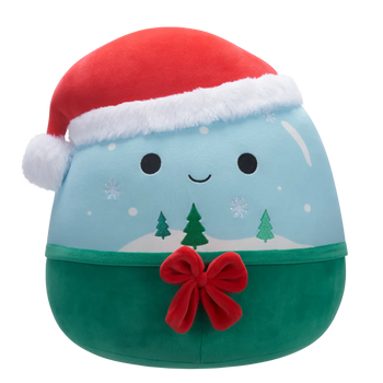 Squishmallows Ezekiel die Weihnachtsschneekugel, 20 cm