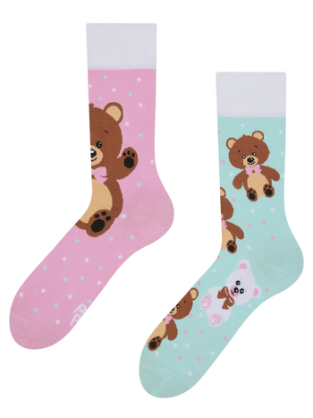 Lustige Socken Teddybär