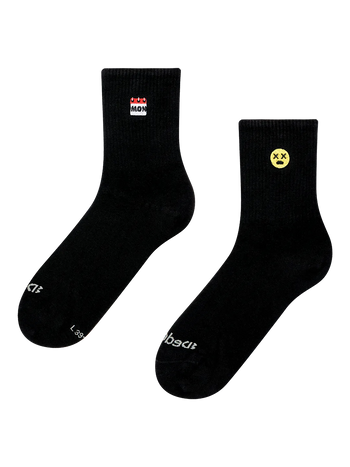 Gerippte Mid-Calf-Socken Monday Again?