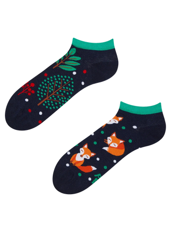 Lustige Knöchelsocken Rotfuchs