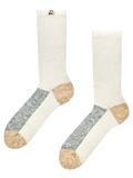 Beige & Graue Alpaka-Socken