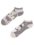 Lustige Knöchelsocken Waschbär