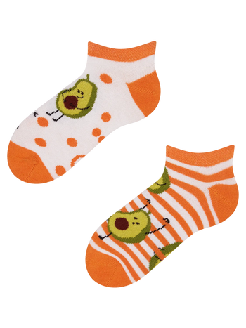 Lustige Knöchelsocken für Kinder Lustige Avocado