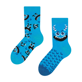Lustige Kindersocken Monsterchen