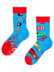 Rutschfeste Kindersocken Schnelle Autos
