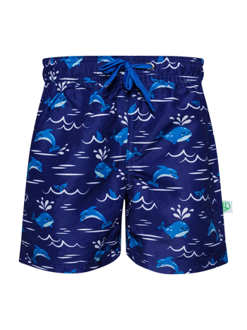 Lustige Badeshorts für Jungen Glücklicher Wal